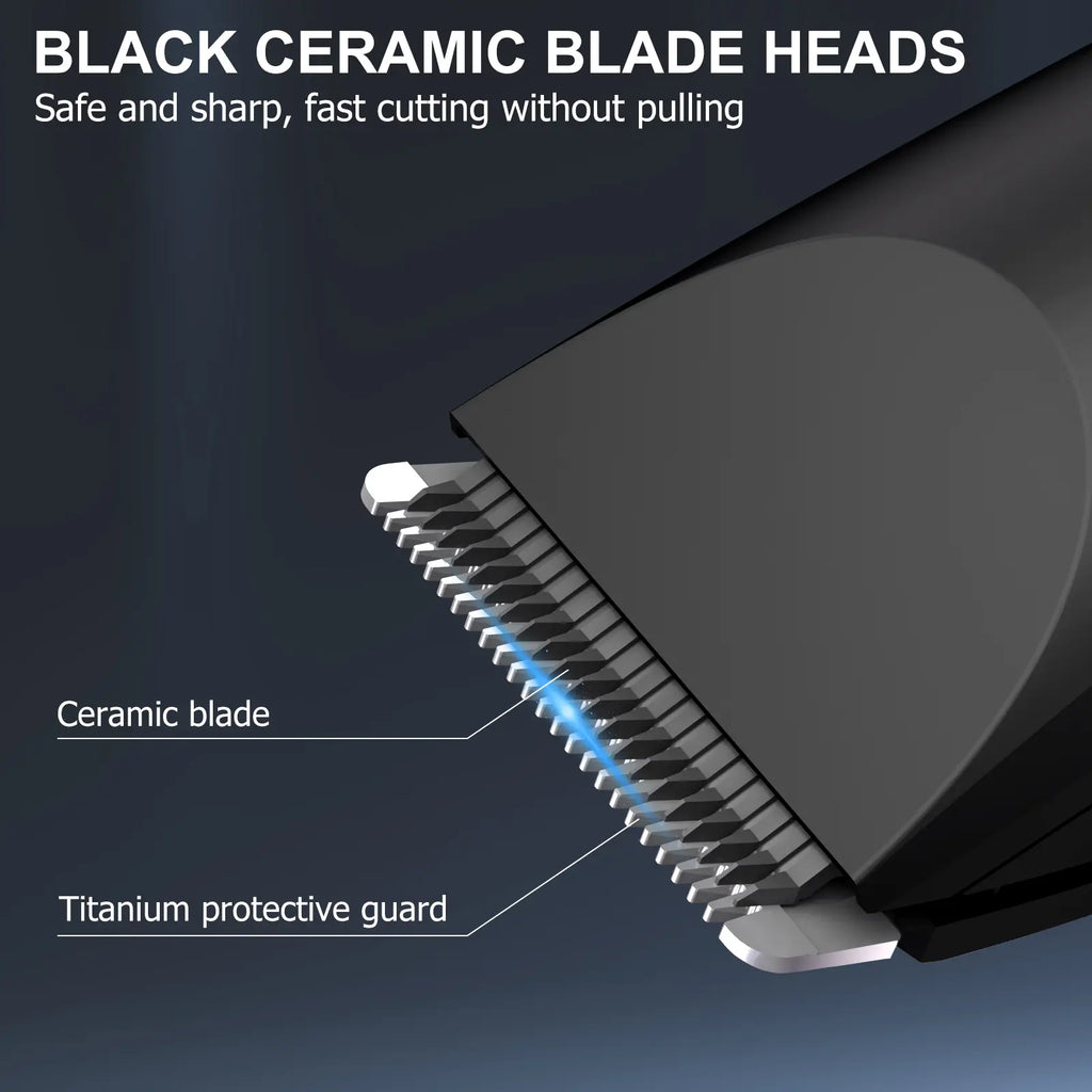 OLOV Anti-Nick Body & Ball Trimmer - Safe Ceramic Blade Groomer for Men