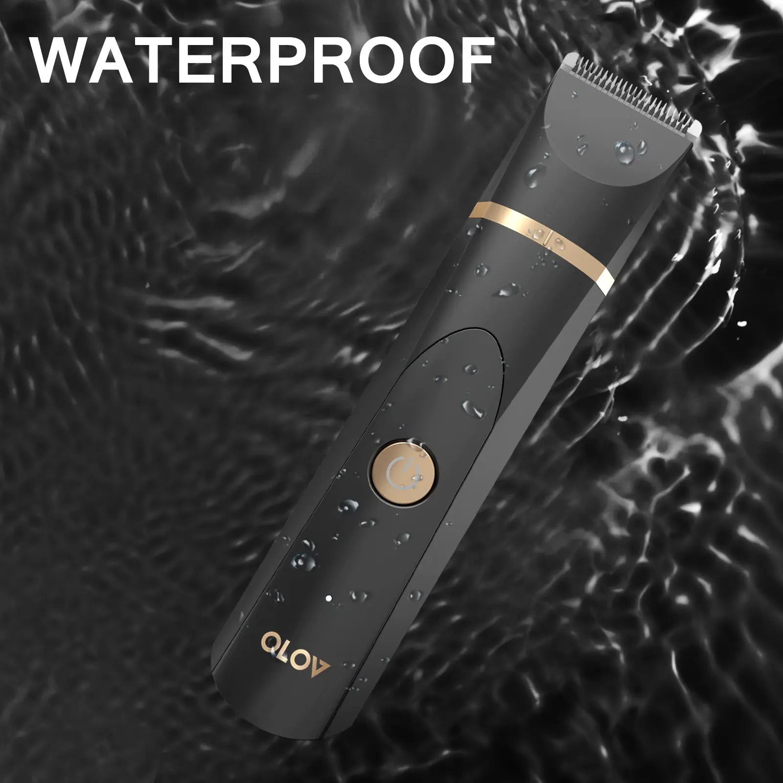 OLOV Anti-Nick Body & Ball Trimmer - Safe Ceramic Blade Groomer for Men